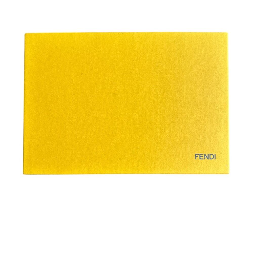 FENDI Yellow Accessory/Purse/Gift Box